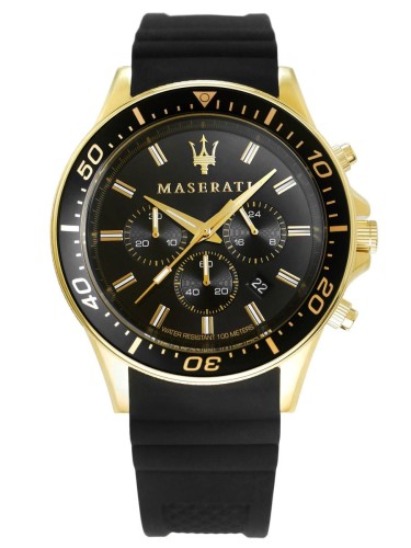 <img alt="Maserati Sfida R8871640001 męski zegarek złoto-czarny z chronografem" src="adres-zdjecia.jpg" title="Zegarek męski Maserati Sfida R8871640001" />