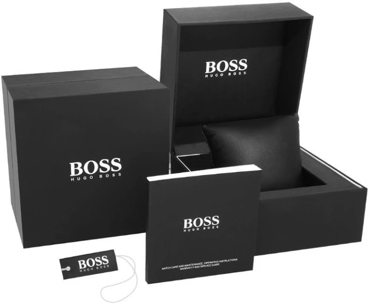 Hugo Boss Peak 1513814 – elegancki męski zegarek z kopertą 44 mm w czarnym lub szarym IP, stalową bransoletą, chronografem, datownikiem na godzinie 4, wykończeniami w kolorze złotym,