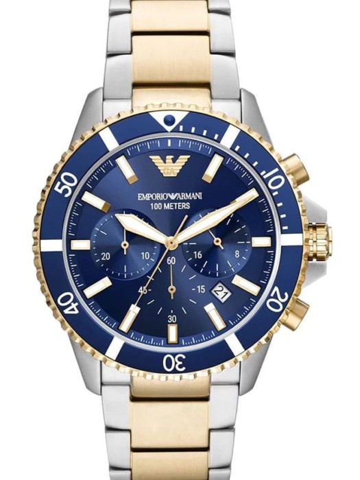 emporio armani ar11362 zegarek męski srebrny stalowy
