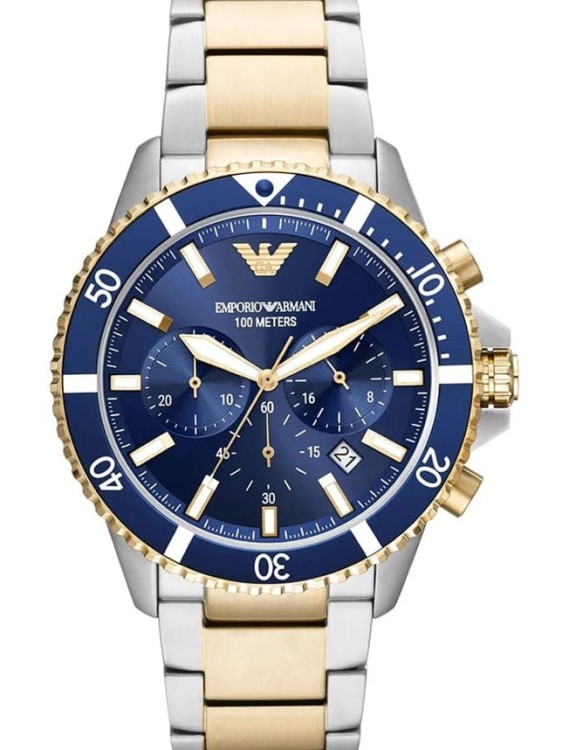 emporio armani ar11362 zegarek męski srebrny stalowy