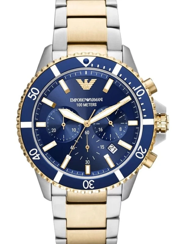 emporio armani ar11362 zegarek męski srebrny stalowy