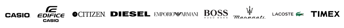 Marki zegarków dostępne na stronie